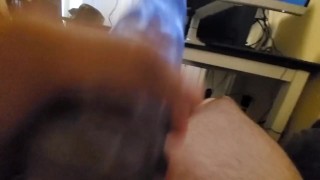 „OH IM GOING TO FUCKING CUM“ loud sexy grunting moaning cumshot to cum too.